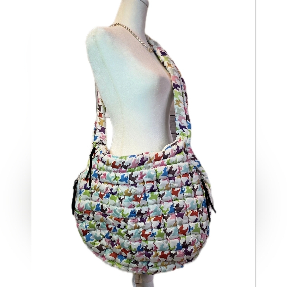 Multicolor Quilted Women's Bag